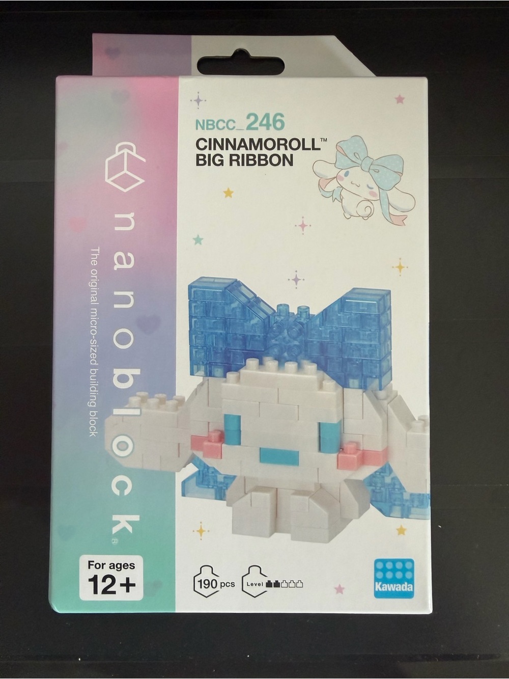 Sanrio Cinnamoroll Big Ribbon Nanoblock Set - Blue & White